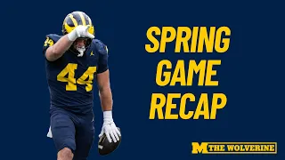 Michigan football spring game recap position by position I Dusty May strikes gold I #GoBlue