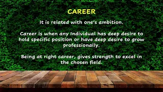 Work, Livelihood And Career | Chapter 1 | Key Terms Part 1 | Home Science | Class XII CBSE