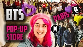 My BTS POP-UP STORE OPENING Experience 💜 - Paris Concert Vlog 1