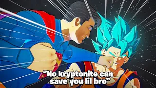 When GOKU and SUPERMAN ran the greatest DEATH BATTLE fade of all time