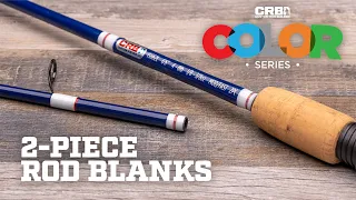 Build a Great Travel Fishing Rod with the CRB 2-Piece Color Series Rod Kits | 8 Models - 6 Colors!