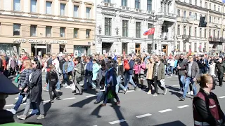 Бессмертный полк на Невском проспекте | СПб 09.05.2019