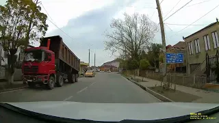 The road from the city of Poti to Batumi. Georgia April 2022