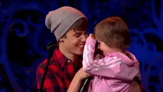 Justin Bieber Sings "Baby"Song With his sister Jazmyn.