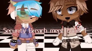 Security Breach meets FNaF 1 | My Au ? | Lazy ending- |