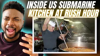 🇬🇧BRIT Reacts To INSIDE A US SUBMARINE KITCHEN DURING RUSH TIME UNDERWATER!