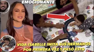 Natti Natasha llora al Ver Su Hija Vida Isabelle Imitar Sus Hermanos Por Primera Vez Pasó Esto 😱❤️