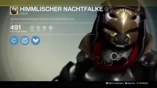 Destiny [HdW] #74 Exotischer Helm Ausrüstung vom Jäger Himmlicher Nachtfalke [HD][PS4]