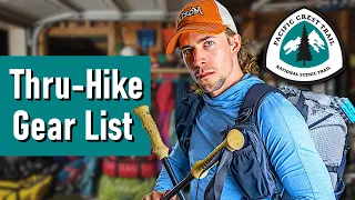 Full PCT Backpacking Gear List | Pacific Crest Trail 2022