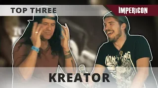 KREATOR feat. DER DUNKLE PARABELRITTER | INTERVIEW [TOP THREE]