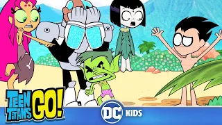 Teen Titans Go! En Español | Mejores momentos de La isla de los deseos locos | DC Kids