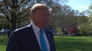 04/10/19: President Trump Delivers a Statement Upon Departure