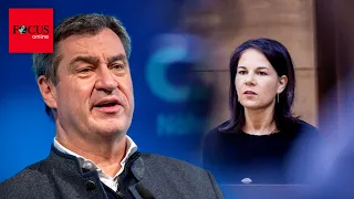 Söder kritisiert Außenministerin Baerbock hart: „Internationaler Schaden“