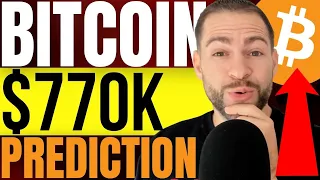 BITCOIN NEXT PROJECTED BULL MARKET CYCLE PEAK $770K OCTOBER 24, 2025!!