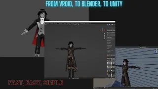 A Short but easy talk in exporting Vroid to Blender to Unity to Vrchat