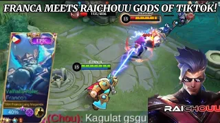 FRANCA MEETS RAICHOUU GODS OF TIKTOK! | MLBB