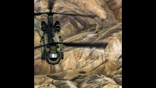 Cool military helicopter CH-47 Chinook