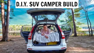 I Turned My SUV Into a CAR CAMPER | DIY Platform Build