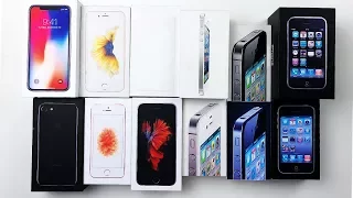 Every iPhone box EVER! - (almost)