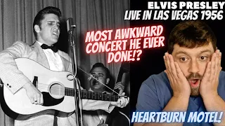 HILARIOUS!! Elvis Presley Live In Las Vegas! The New Frontier Hotel 1956 | REACTION