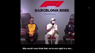 "My team dont make mistakes" Lewis Hamilton Explosive Interview | F1 2022 Barcelona Pre Testing
