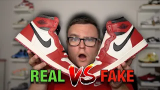 GREAT FAKES! Air Jordan 1 Lost and Found REAL VS FAKE