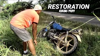 Restoration motorcycle Old Yamaha Rx-King 1989 - Part 1.