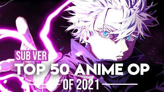 Top 50 Anime Openings of 2021 (Subscribers Version)