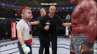 Hasbulla vs. Fire Hulk - EA Sports UFC 4 - Crazy UFC 👊🤪