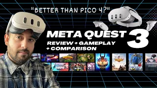Meta Quest 3 vs PICO 4 - Review, Comparison & Gameplay