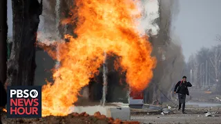 Kharkiv fire brigades battle blazes amid relentless Russian bombardments