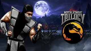 Mortal kombat Trilogy (ps1) Human Smoke Very Hard Gameplay Bônus Endurence