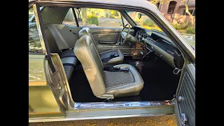 1968 Unrestored 12,000 mile Ford Mustang Interior