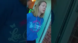 Footage of Lucy Letby's arrest