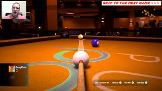 Pure Pool Gameplay - Billiard Man (aka GaudyRhino) versus ShiftyAftermaff - Game 1
