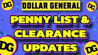 DOLLAR GENERAL PENNY LIST & CLEARANCE UPDATES for February 20, 2024