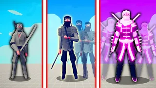 EVOLUTION OF ULTIMATE TELEPORT NINJA | TABS - Totally Accurate Battle Simulator