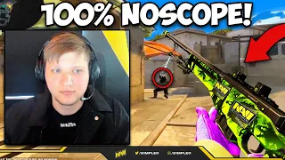 S1MPLE SHOWS WHY YOU DON'T NEED A SCOPE!! CSGO Twitch Clips