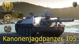 МАСТЕР WoT 🔥 Прем ПТ-САУ Германии 8 уровня Kanjpz 105 ( kanonenjagdpanzer 105 )
