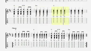 Why Does It Always Rain On Me by Travis - Guitar Play Along with TAB