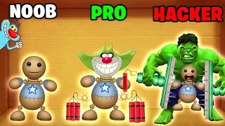 NOOB vs PRO vs HACKER | In Kick The Budy | With Oggy And Jack | Rock Indian Gamer |