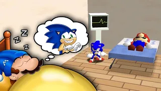 Sonic, but he's in Mario's Mind?! (Rom Hack)