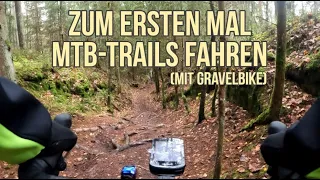 Meine ersten TRAILS mit dem GRAVELBIKE 😬💦 | TREK Checkpoint ALR 5 | Outdoor Steffo