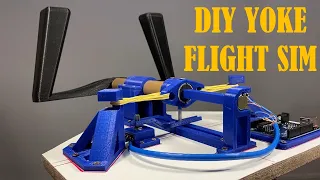 3D Printed DIY Flight Simulator Yoke Using Arduino - Easy Project