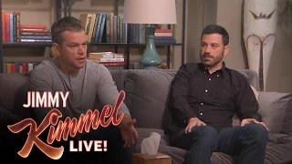 Matt Damon and Jimmy Kimmel go to Couples Therapy