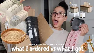 WHAT I GOT vs WHAT I ORDERED ♡ AESTHETIC SHEIN HOME & LIVING HAUL