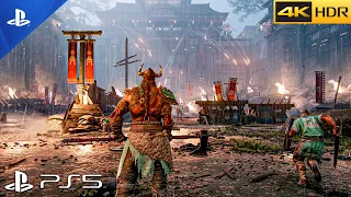 (PS5) THE VIKINGS RAIDS SAMURAI | ULTRA Realistic Graphics Gameplay [4K 60FPSHDR] For Honor