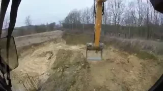 Werkweg egaliseren | Liebherr 926 (Timelapse) | Kunradersteengroeve Voerendaal