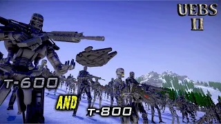 TERMINATOR T-600 AND T-800 VS 1M WHITE WALKERS ZOMBIES - Ultimate Epic Battle Simulator 2