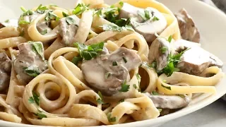 Date Night Mushroom Fettuccine